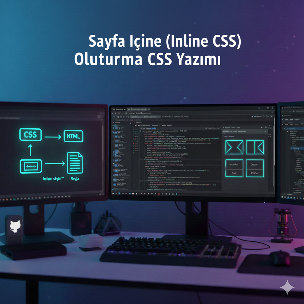 Sayfa içine (inline css) CSS yazımı