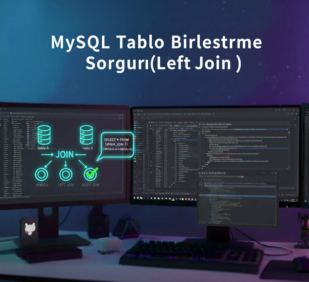 MySQL Tablo Birleştirme Sorguları. ( Left Join )