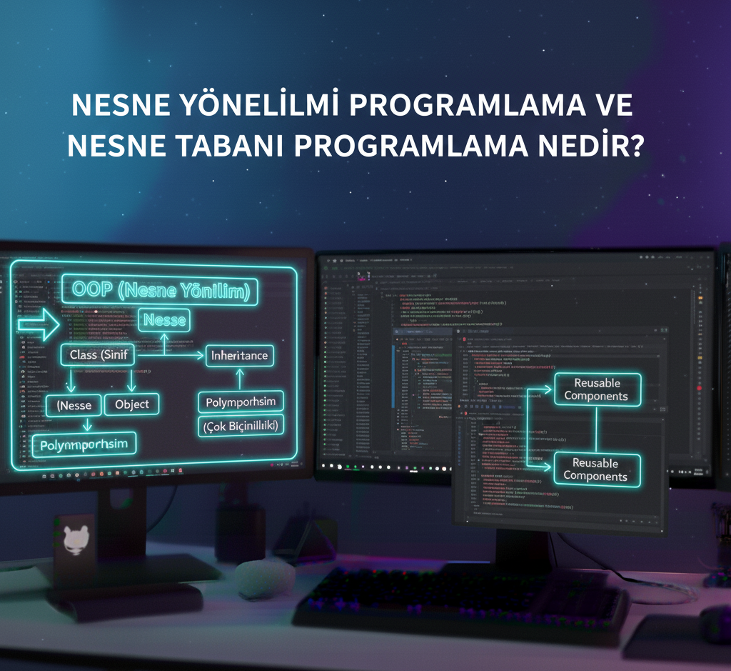 Nesne Yönelimli Programlama ve Nesne Tabanlı Programlama Nedir?