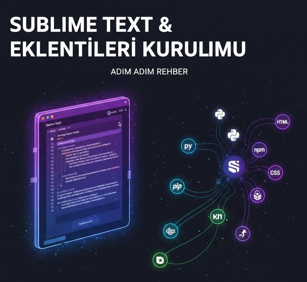 sublimetext  ve eklentilerinin kurulumu