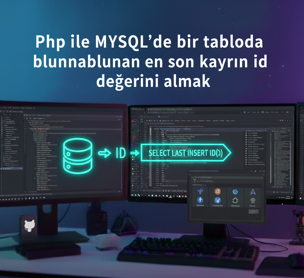 Php ile MySQL' de bir tabloda bulunan en son kaydın id değerini almak.