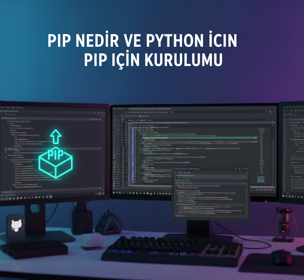pip nedir ve python için pip kurulumu