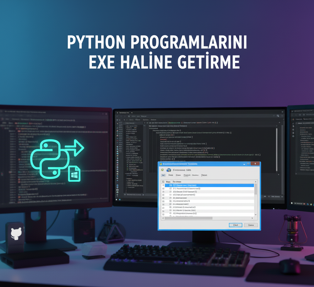 python programlarını exe haline getirme