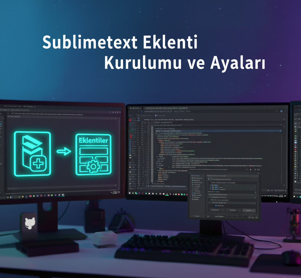 Sublimetext Eklenti Kurulumu ve Ayarlar
