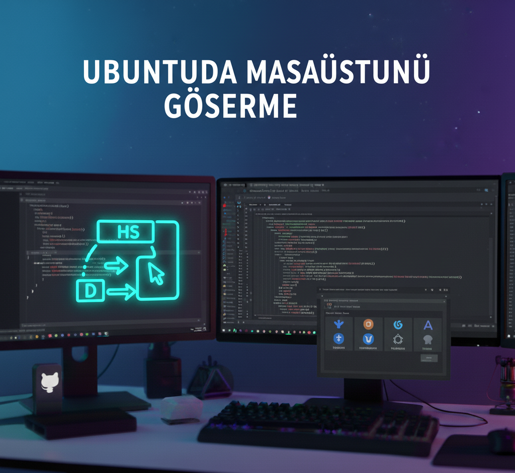 Ubuntuda Masaüstünü Gösterme
